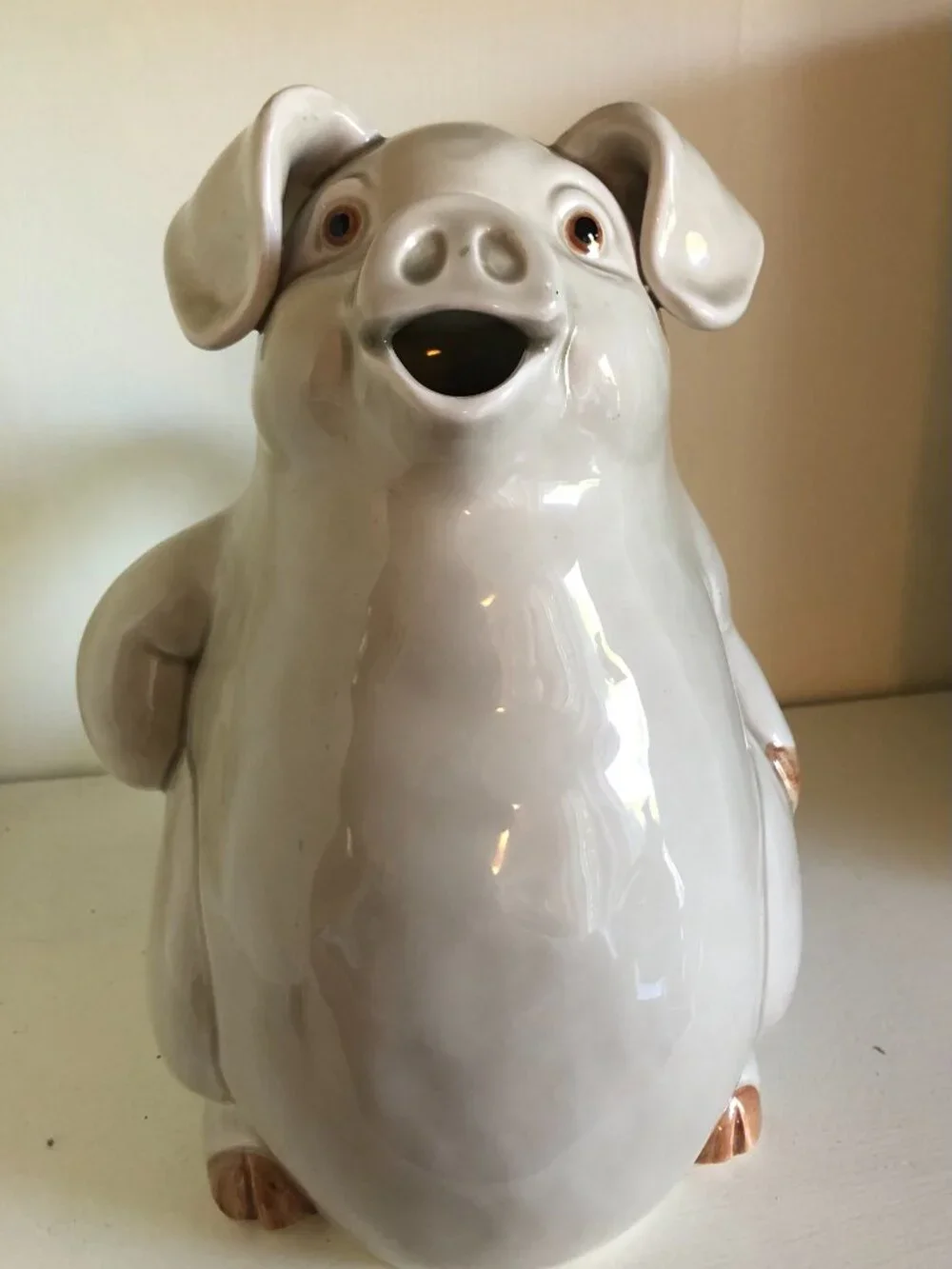 Fitz and Floyd Porky Pig Pitcher and Mugs